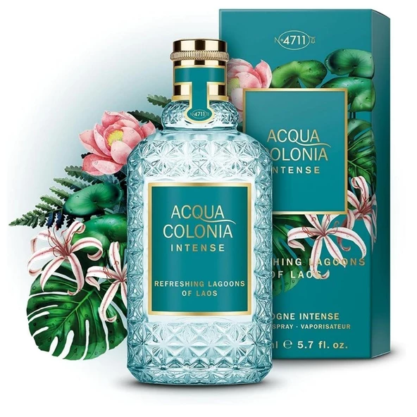 4711 Acqua Colonia Intense Refreshing Lagoons of Laos EDC 100 ml Kadın Parfümü - Resim 4