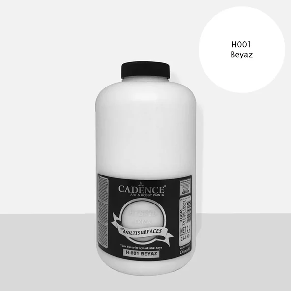HYBRID AKR. MULTISURFACES H-001 BEYAZ 2000ML - 1