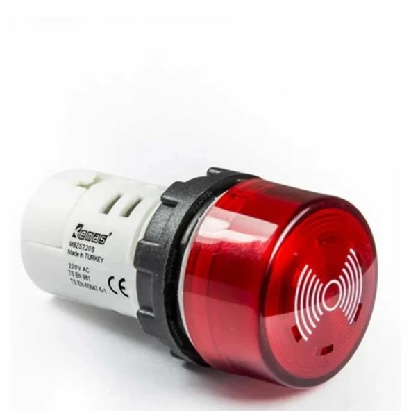 Emas MB Serisi Işıklı Buzzer   12v