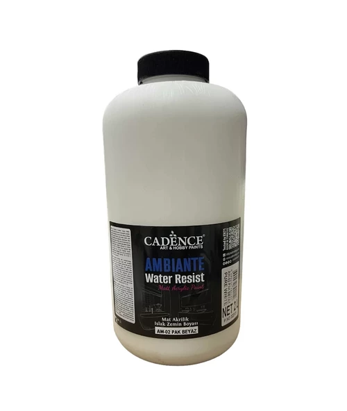 AMBIENTE SUYA DAY. AKR. BOYA AW-02 PAK BEYAZ 2000ML + KATALİZÖR 80GR ürün görseli 1