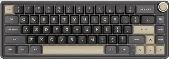 Royal Kludge R65 65% Kablolu US Gaming Klavye (Siyah) - 7