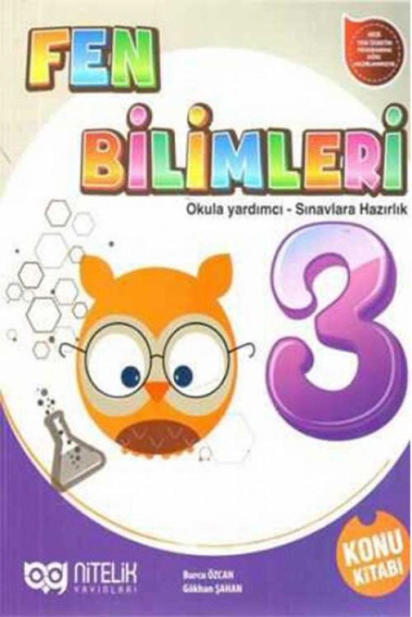 Nitelik Yayınları 3.sınıf Fen Bilimleri Konu Kitabı