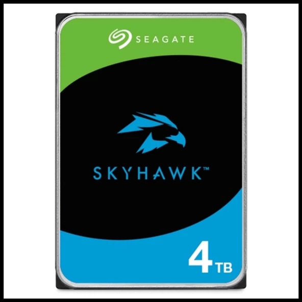 Seagate Skyhawk, St4000vx016, 3.5", 4tb, 256mb, 5900rpm, Güvenlik, Hdd