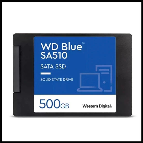 Wd Blue Sa510, Wds500g3b0a, 500gb, 560/510, 3d Nand, 2,5" Sata, Ssd