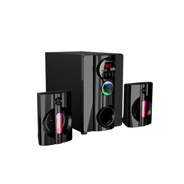 Mıkado Md-95bt, 20w, 2+1, Masaüstü, Fm/bt/sd/usb, Rgb Aydınlatma, Siyah Kasa, Speaker