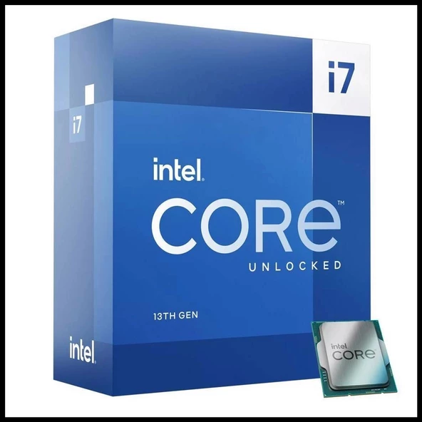 Intel İ7-13700k 16 Core, 3.40ghz, 30mb,125w, Lga1700, 13.nesil, Tray, (dahili Grafik Var, Fan Yok)