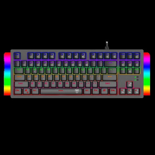 T-dagger Balı, T-tgk311, Usb Kablolu, Türkçe Q,  Rainbow Rgb, Mechanical, Blue Switch, Gaming Klavye (powered By Redrago