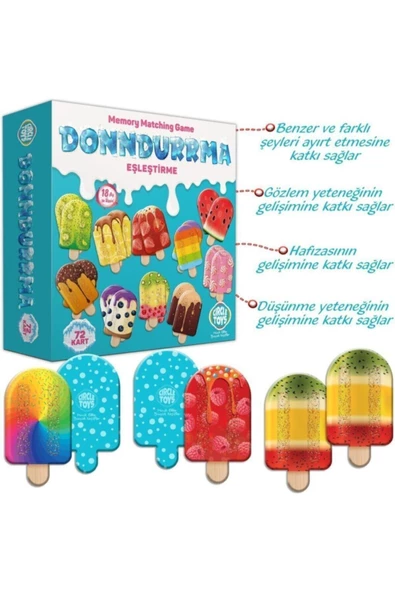 Dondurma Eşleştirme Hafıza Oyunu - 2