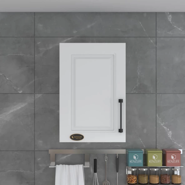 Kenzlife hazır mutfak dolabı bamya90 byz mod1 90*040*32 mebran kapak suntalam gövde - 2