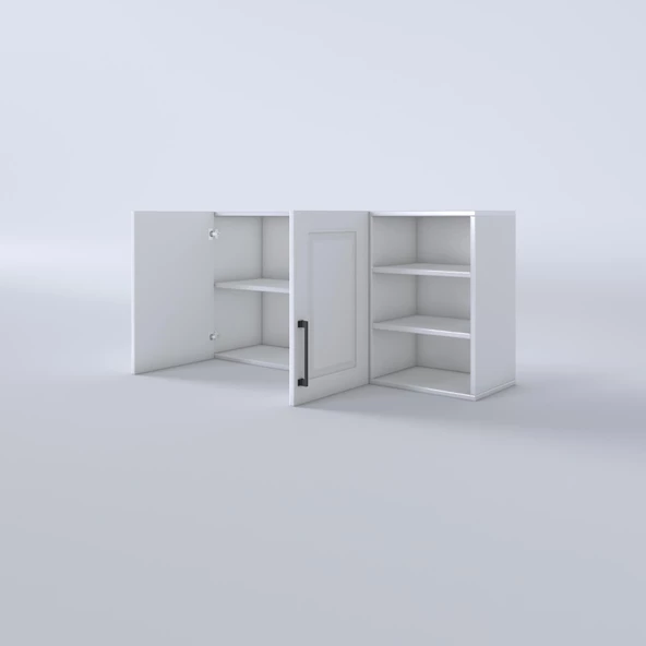 Kenzlife hazır mutfak dolabı maydanoz60 byz mod1 60*120*32 mebran kapak suntalam gövde - Resim 4