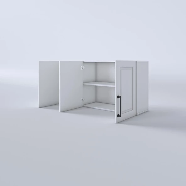 Kenzlife hazır mutfak dolabı mandalina60 byz mod1 60*120*32 mebran kapak suntalam gövde - Resim 3