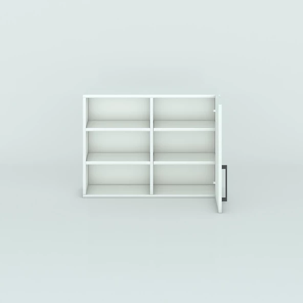 Kenzlife hazır mutfak dolabı roka90 byz mod1 90*080*32 mebran kapak suntalam gövde - Resim 3