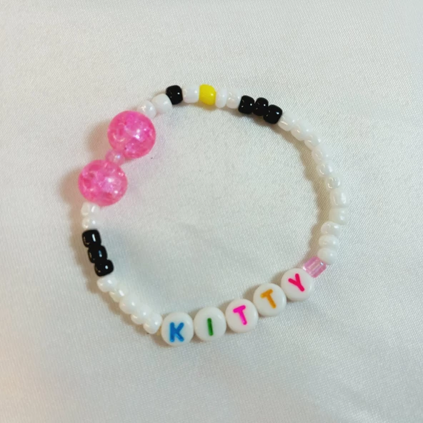 Kitty Sevimli Boncuklu Bileklik - 3