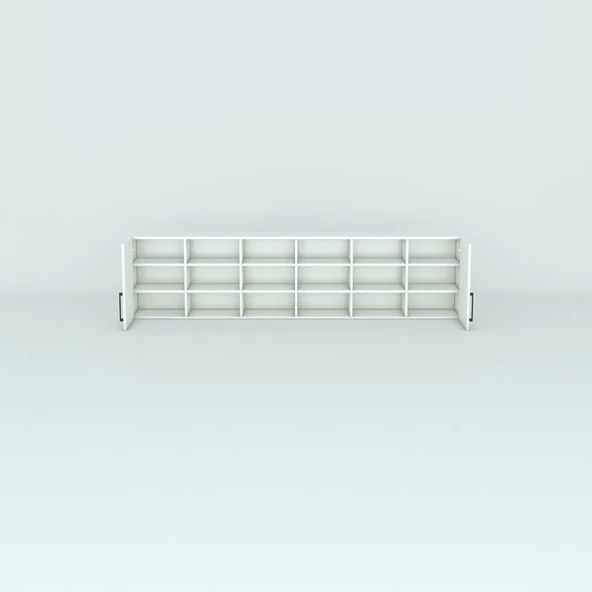 Kenzlife hazır mutfak dolabı kavun90 byz mod1 90*240*32 mebran kapak suntalam gövde - Resim 3