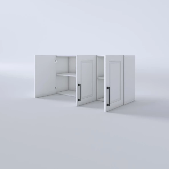 Kenzlife hazır mutfak dolabı limon60 byz mod1 60*120*32 mebran kapak suntalam gövde - 4