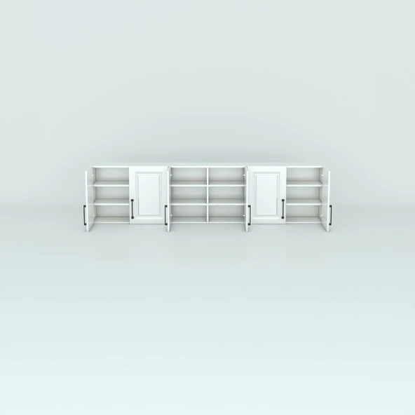 Kenzlife hazır mutfak dolabı bulgur90 byz mod1 90*240*32 mebran kapak suntalam gövde - Resim 3