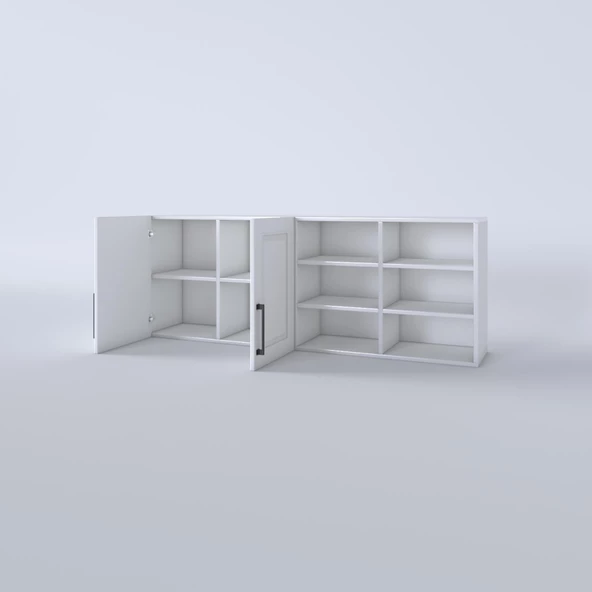 Kenzlife hazır mutfak dolabı zencefil60 byz mod1 60*160*32 mebran kapak suntalam gövde - Resim 4