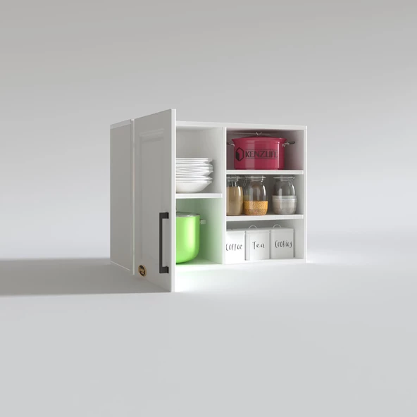 Kenzlife hazır mutfak dolabı tere60 byz mod1 60*080*32 mebran kapak suntalam gövde - Resim 3