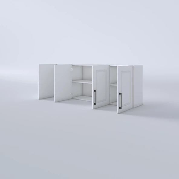 Kenzlife hazır mutfak dolabı soğan60 byz mod1 60*160*32 mebran kapak suntalam gövde - Resim 4