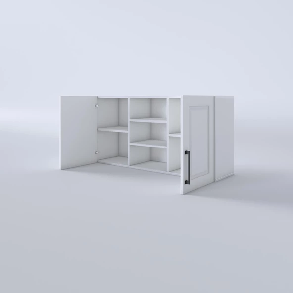 Kenzlife hazır mutfak dolabı pırasa60 byz mod1 60*120*32 mebran kapak suntalam gövde - 4