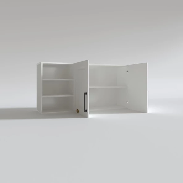 Kenzlife hazır mutfak dolabı kestane60 byz mod1 60*120*32 mebran kapak suntalam gövde - Resim 4