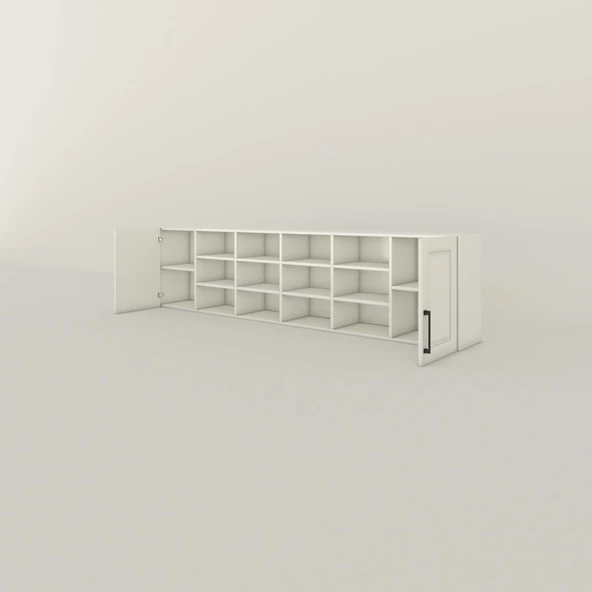 Kenzlife hazır mutfak dolabı kavun60 byz mod1 60*240*32 mebran kapak suntalam gövde - Resim 4