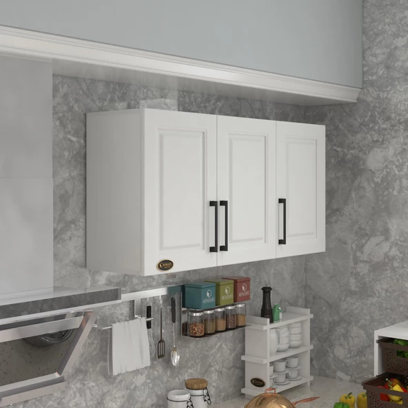 Kenzlife hazır mutfak dolabı limon90 byz mod1 90*120*32 mebran kapak suntalam gövde ürün görseli 1