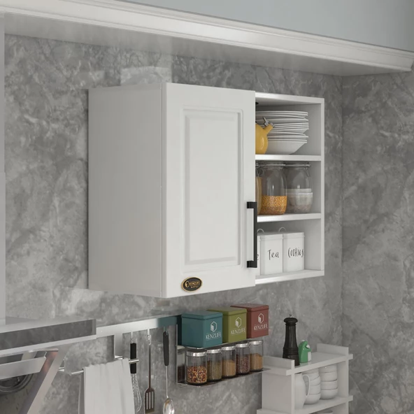 Kenzlife hazır mutfak dolabı tere90 byz mod1 90*080*32 mebran kapak suntalam gövde - 1