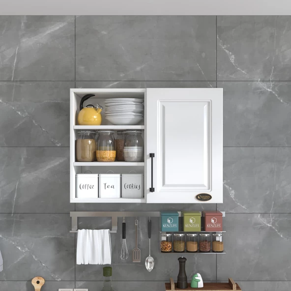 Kenzlife hazır mutfak dolabı roka60 byz mod1 60*080*32 mebran kapak suntalam gövde - Resim 2