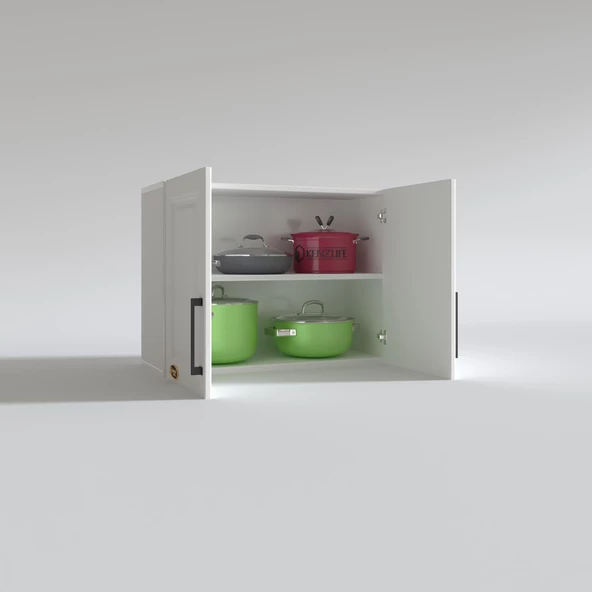 Kenzlife hazır mutfak dolabı kıvırcık60 byz mod1 60*080*32 mebran kapak suntalam gövde - 3