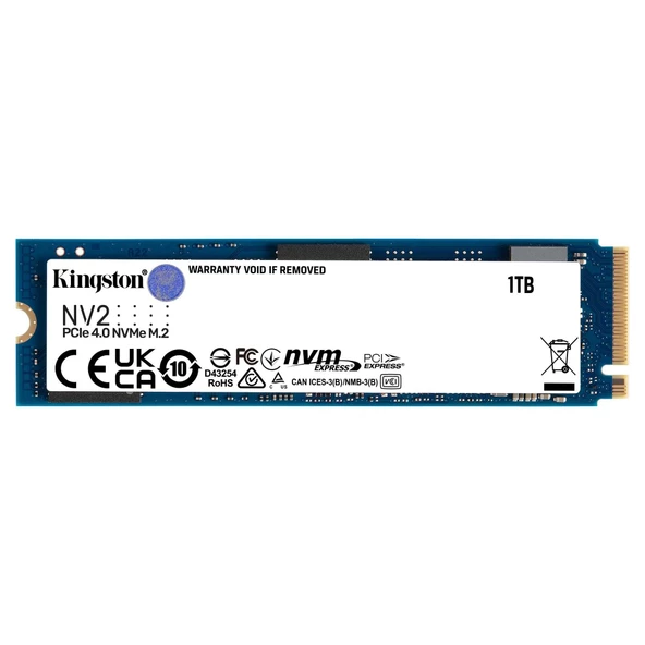 1TB KINGSTON NV2 SNV2S/1000G 3500/2100/MB/s M.2 NVMe SSD - 2