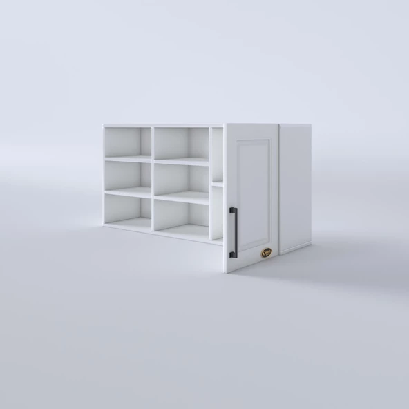 Kenzlife hazır mutfak dolabı nane60 byz mod1 60*120*32 mebran kapak suntalam gövde - Resim 4