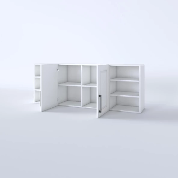 Kenzlife hazır mutfak dolabı domates60 byz mod1 60*160*32 mebran kapak suntalam gövde - Resim 4