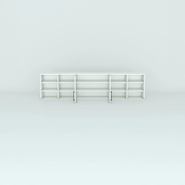 Kenzlife hazır mutfak dolabı mercimek90 byz mod1 90*240*32 mebran kapak suntalam gövde - 3