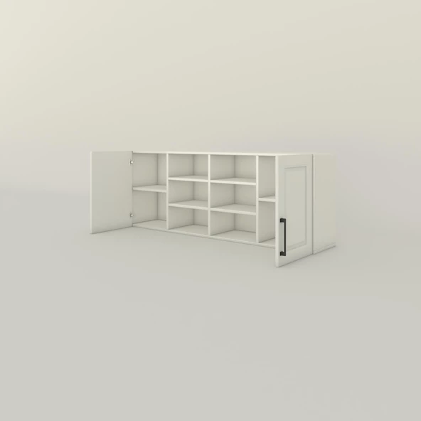 Kenzlife hazır mutfak dolabı biber60 byz mod1 60*160*32 mebran kapak suntalam gövde - Resim 4