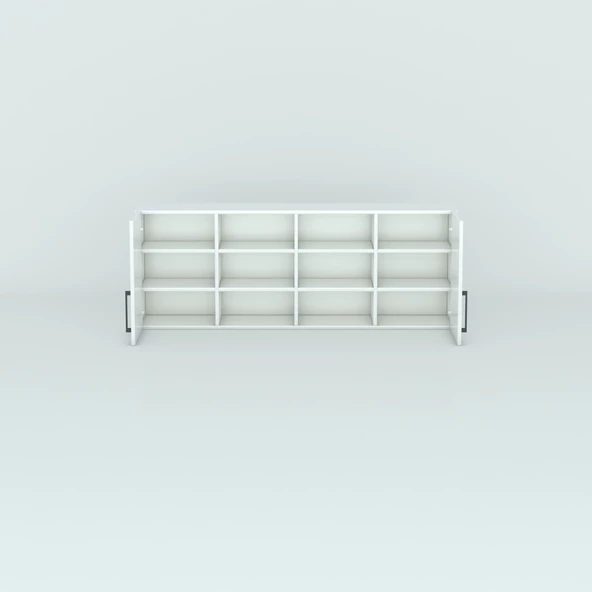 Kenzlife hazır mutfak dolabı biber90 byz mod1 90*160*32 mebran kapak suntalam gövde - Resim 3