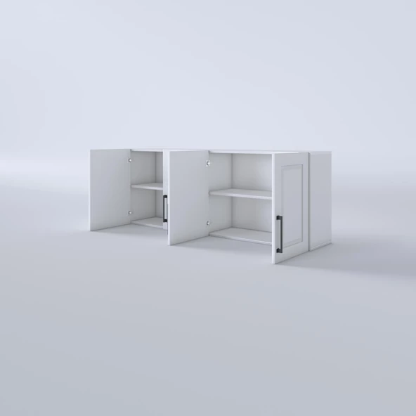 Kenzlife hazır mutfak dolabı havuç60 byz mod1 60*160*32 mebran kapak suntalam gövde - Resim 3