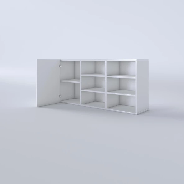 Kenzlife hazır mutfak dolabı pancar60 byz mod1 60*120*32 mebran kapak suntalam gövde - Resim 4