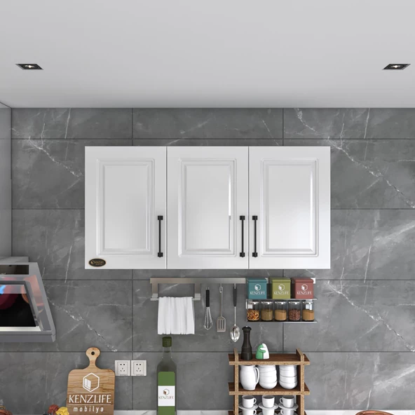 Kenzlife hazır mutfak dolabı mandalina60 byz mod1 60*120*32 mebran kapak suntalam gövde - Resim 2