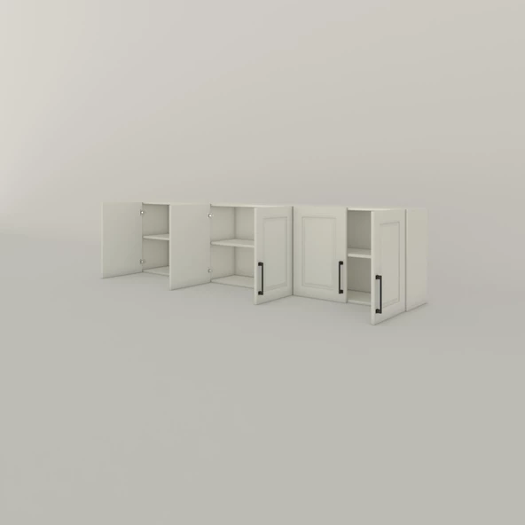 Kenzlife hazır mutfak dolabı elma60 byz mod1 60x240x32 mebran kapak suntalam gövde - 4