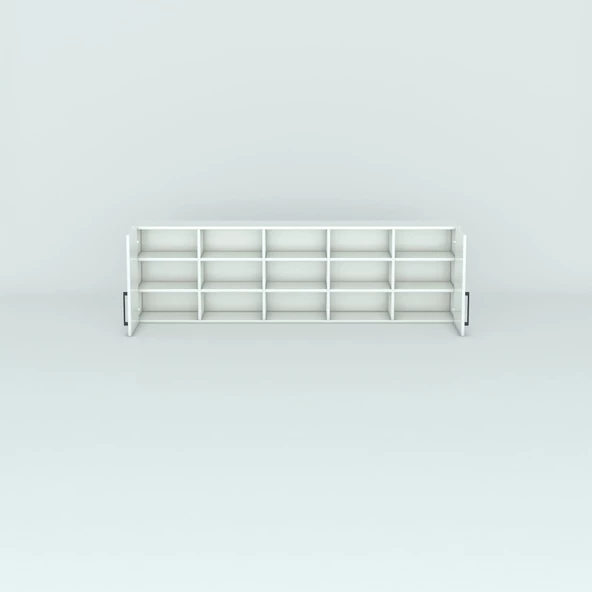 Kenzlife hazır mutfak dolabı nohut90 byz mod1 90*200*32 mebran kapak suntalam gövde - 3