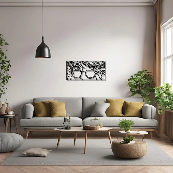 Lazer Kesim Metal Duvar Dekoru Pop Art 20 Metal Duvar Tabosu Pop Art - Resim 4