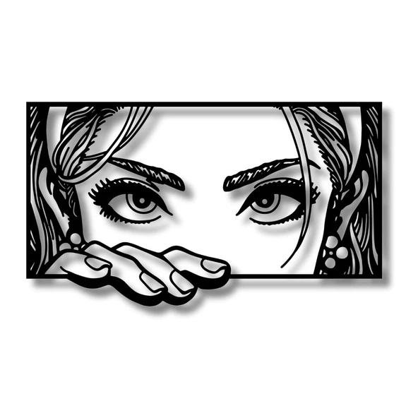 Metal Dekor Pop Art 21 Metal Duvar Tabosu Pop Art - Resim 6