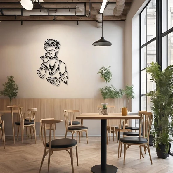 Özel Tasarım Metal Tablolar Frida (Frida) Metal Duvar Tablosu Sanat - Resim 3