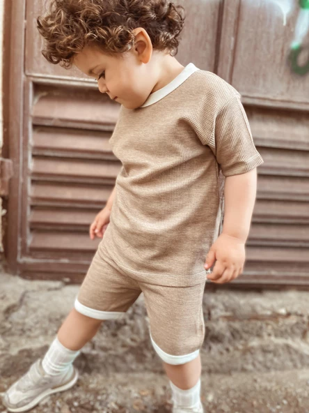 Oversize Waffle Takım - 4