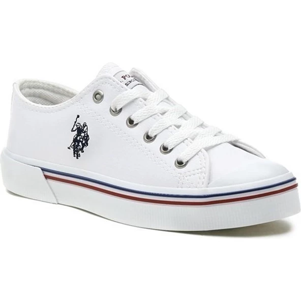 U.S.POLO PENELOPE PU WT SUNİ DERİ ((KETEN DEĞİLDİR)) SPOR AYAKKABI