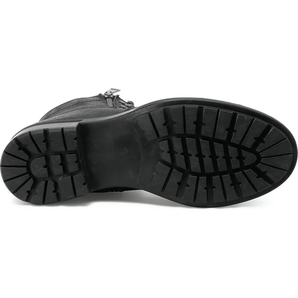 LUMBERJACK RAMONES 1PR SİYAH HAKİKİ DERİ COMFORT CASUAL FERMUARLI ERKEK BOT - Resim 5