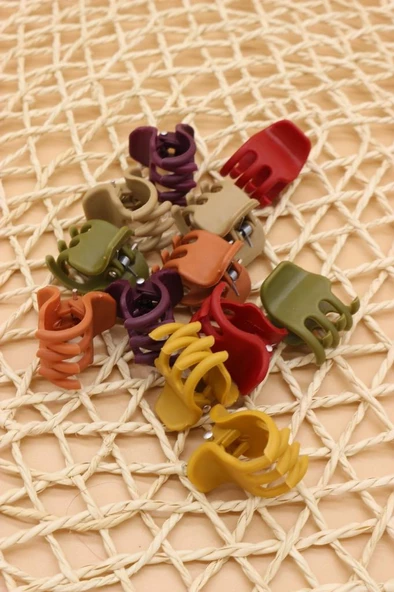 Mandal Toka 12 Adet Orta Boy Kahve Mandal Toka - 2