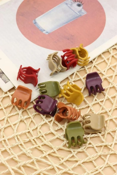 Mandal Toka 12 Adet Orta Boy Kahve Mandal Toka - 7