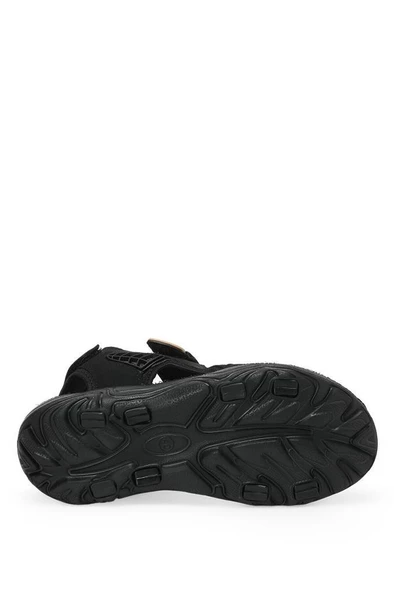 LUMBERJACK SİYAH-SİYAH KASS OUTDOOR ANATOMİK SUYA DAYANIKLI SANDALET - Resim 5